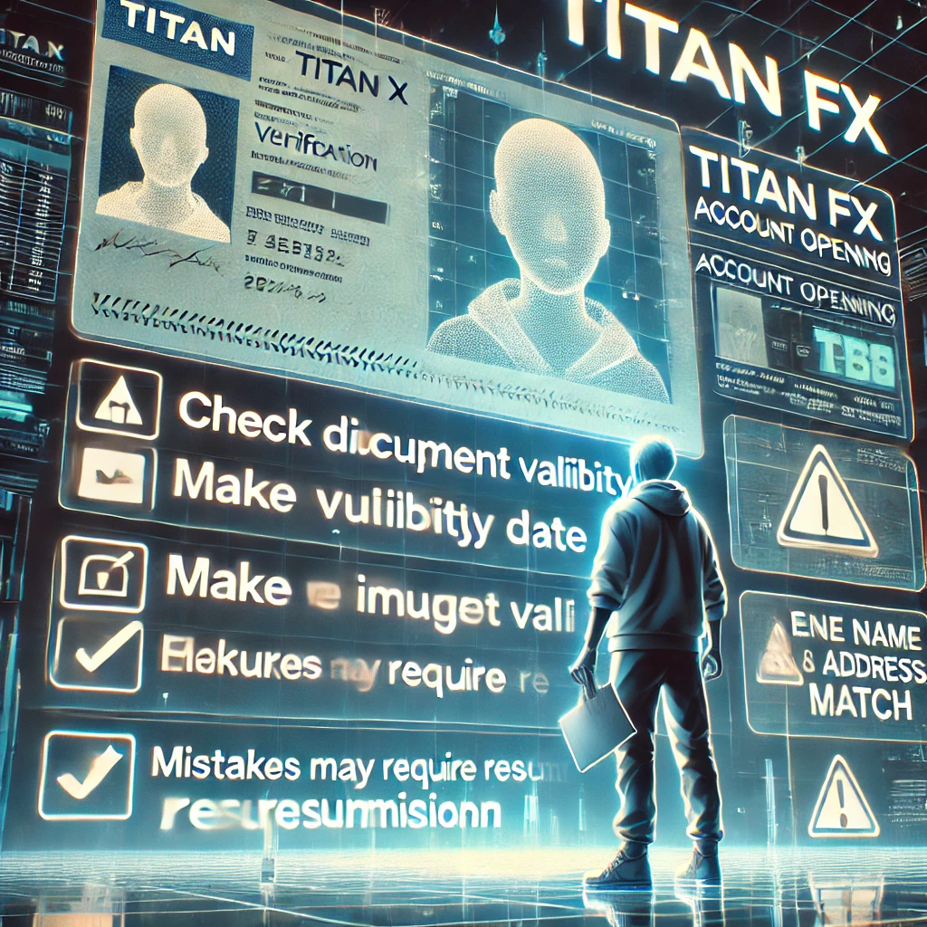 Titan FX 口座開設 本人確認 注意点